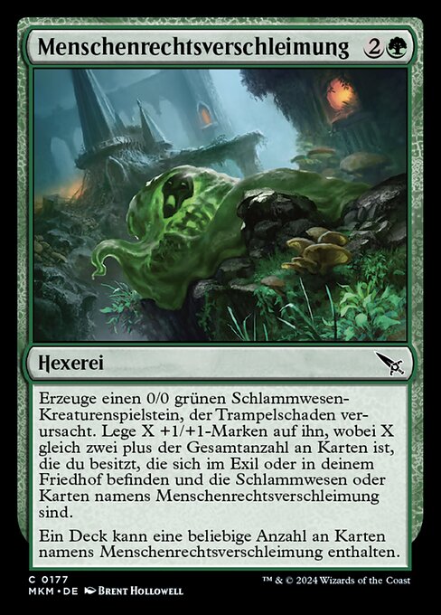 Menschenrechtsverschleimung MKM-177 Common Near Mint Deutsch