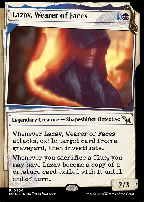 Lazav der Antlitzträger (V.2) XMKM-366 Rare Excellent Englisch Foil