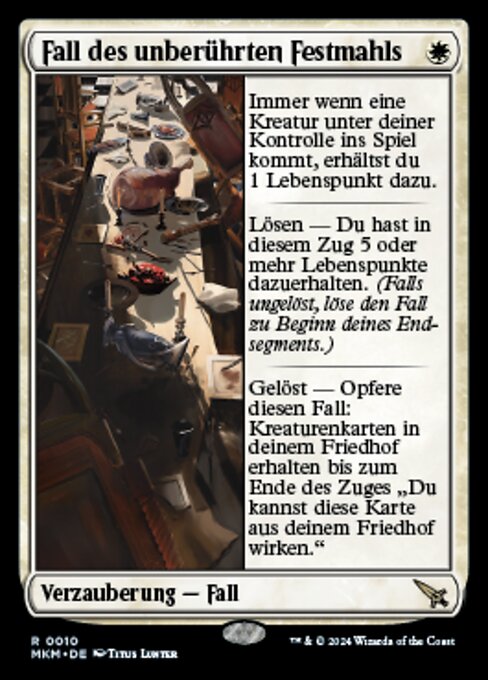 Fall des unberührten Festmahls MKM-10 Rare Excellent Deutsch