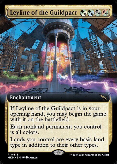 Leyline of the Guildpact XMKM-418 Rare Excellent Englisch Foil