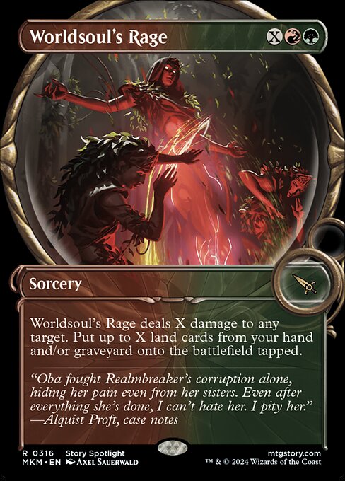 Worldsoul's Rage XMKM-316 Rare Near Mint Englisch Foil