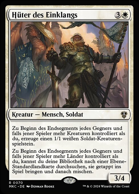 Hüter des Einklangs MKC-70 Rare Excellent Deutsch