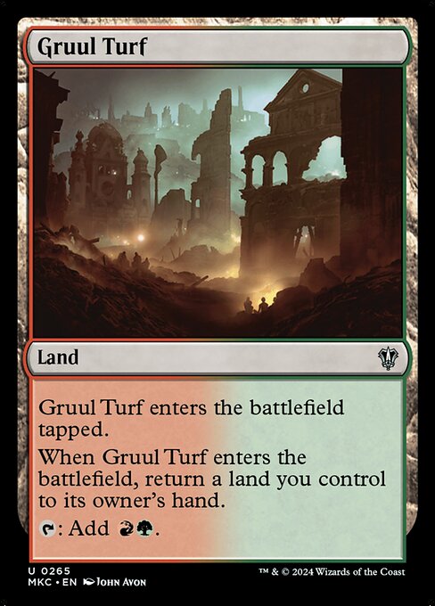 Gruul Turf MKC-265 Uncommon Excellent Englisch