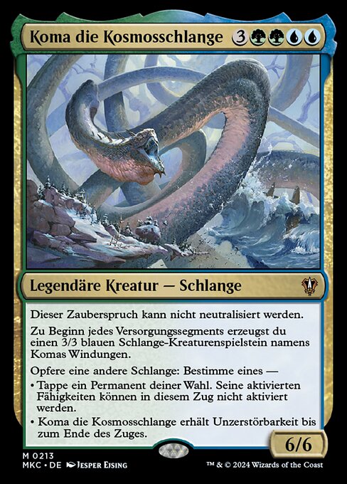 Koma die Kosmosschlange MKC-213 Mythic Near Mint Deutsch