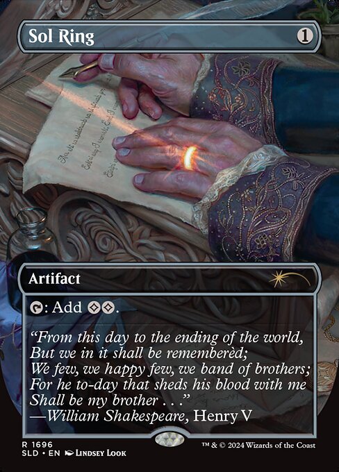 Sol Ring SLDSMS-1696 Rare Near Mint Englisch Foil
