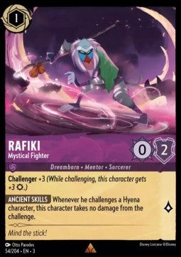 Rafiki - Mystischer Kämpfer 3INK-54 Rare Excellent Englisch