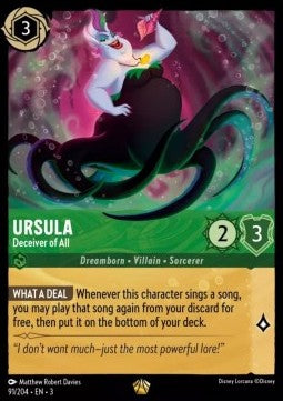 Ursula - Täuscht alle (V.1) 3INK-91 Legendary Excellent Deutsch