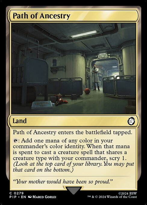 Path of Ancestry PIP-279 Common Light Played Englisch Foil