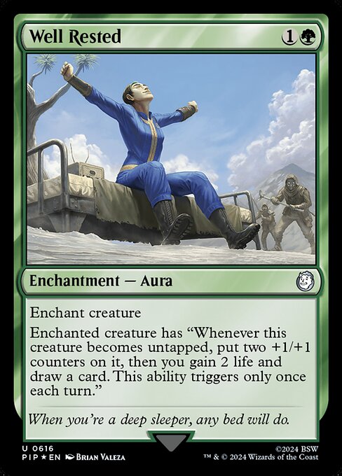 Well Rested XPIP-616 Uncommon Near Mint Englisch Foil
