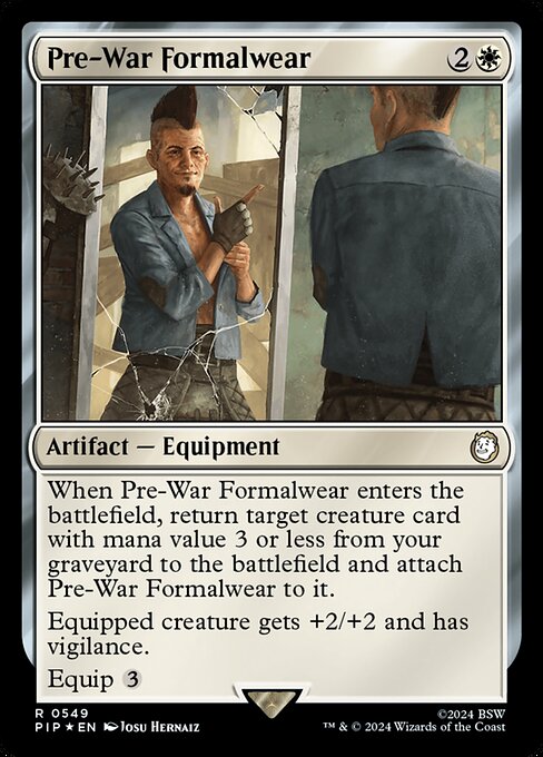 Pre-War Formalwear (V.2) XPIP-549 Rare Near Mint Englisch Foil