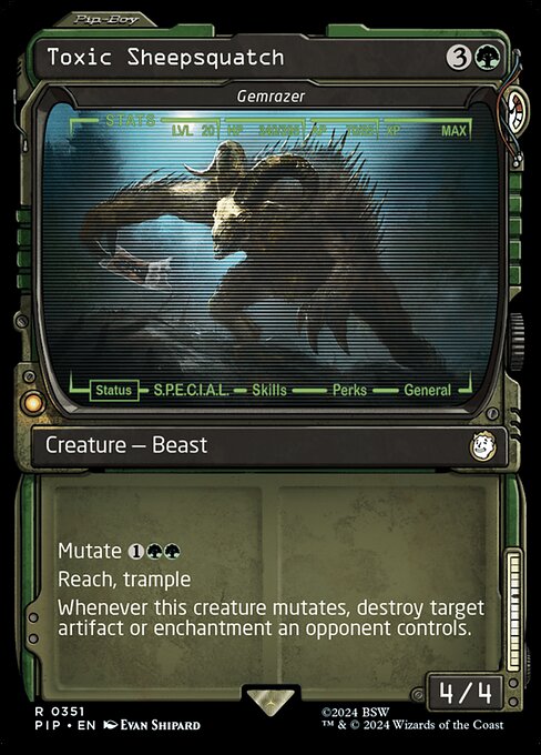 Gemrazer XPIP-351 Rare Near Mint Englisch Foil