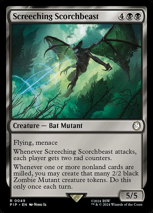 Screeching Scorchbeast PIP-49 Rare Near Mint Englisch