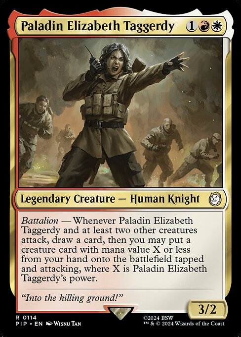 Paladin Elizabeth Taggerdy PIP-114 Rare Near Mint Englisch Foil