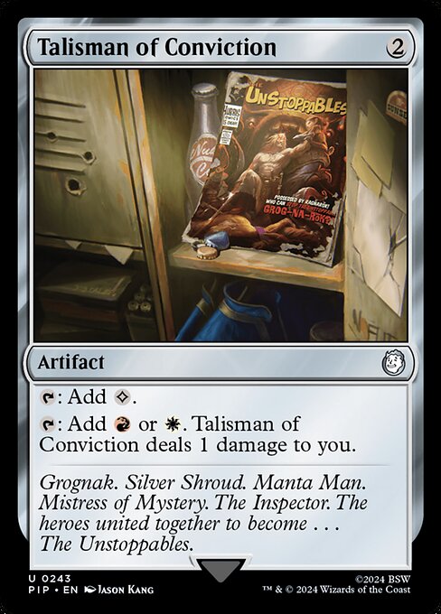 Talisman of Conviction PIP-243 Uncommon Near Mint Englisch