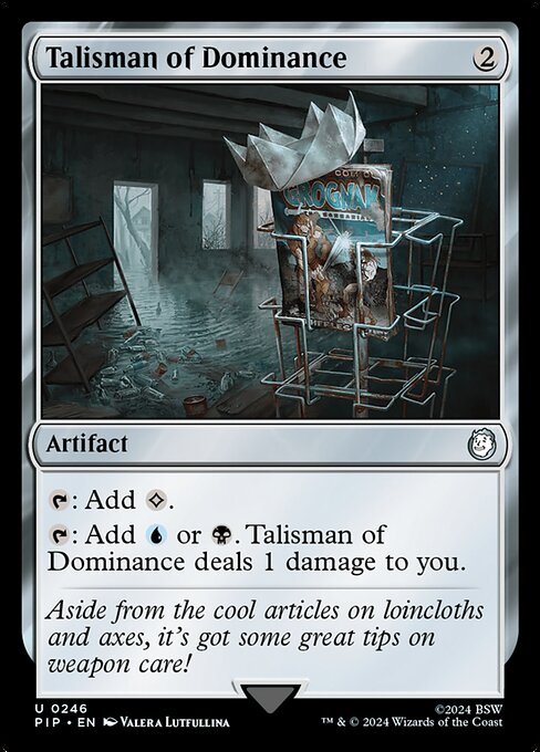 Talisman of Dominance PIP-246 Uncommon Near Mint Englisch