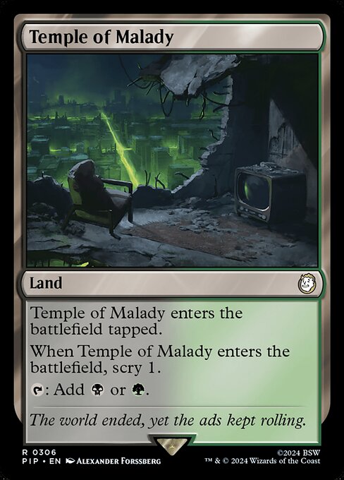 Temple of Malady PIP-306 Rare Near Mint Englisch Foil