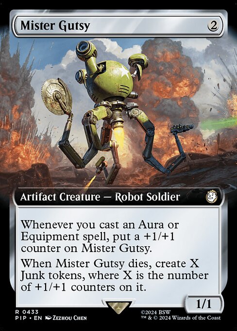 Mister Gutsy (V.1) XPIP-433 Rare Near Mint Englisch Foil