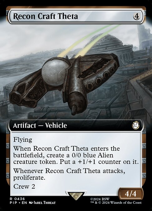 Recon Craft Theta (V.1) XPIP-436 Rare Near Mint Englisch Foil