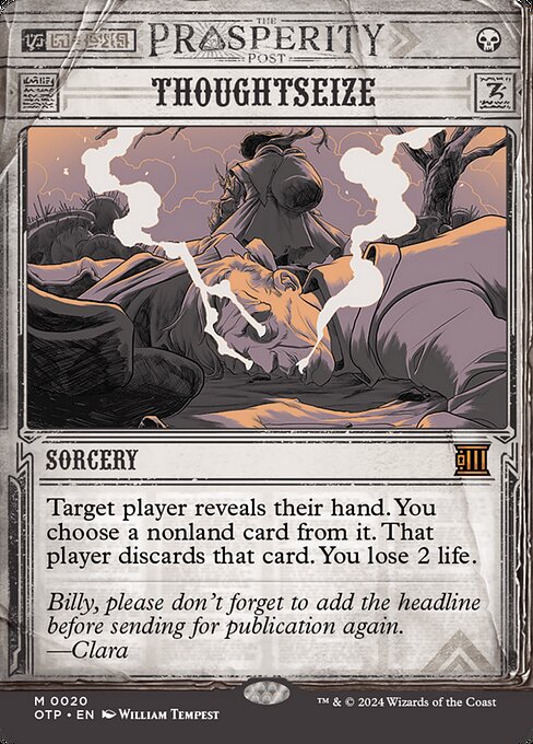 Thoughtseize OTP-20 Mythic Near Mint Englisch