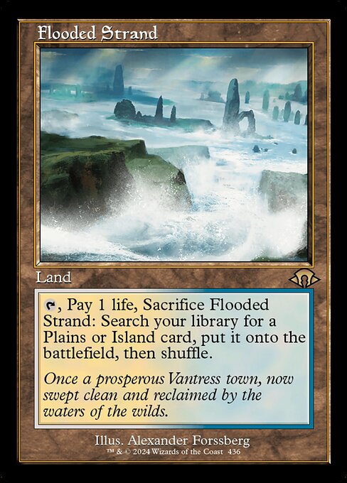 Flooded Strand XMH3-436 Rare Excellent Englisch Foil