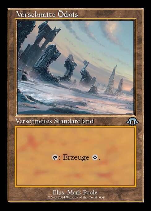 Verschneite Ödnis XMH3-439 Uncommon Near Mint Deutsch