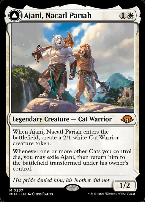 Ajani, Nacatl Pariah // Ajani, Nacatl Avenger MH3-237 Mythic Boosterfrisch Englisch Foil