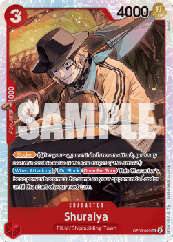 Shuraiya (OP06-009) (V.1) OP06 Super Rare Excellent Englisch