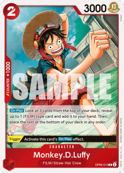 Monkey.D.Luffy (OP06-013) (V.1) OP06 Rare Near Mint Englisch