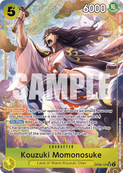 Kouzuki Momonosuke (OP06-107) (V.2) OP06 Alternate Art Near Mint Englisch