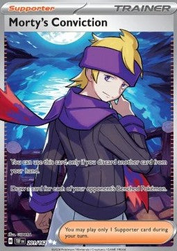 Morty's Conviction TEF-201 Ultra Rare Near Mint Englisch