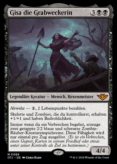 Gisa die Grabweckerin OTJ-89 Mythic Near Mint Deutsch