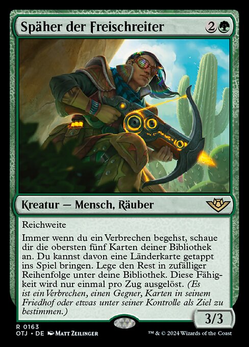 Späher der Freischreiter OTJ-163 Rare Near Mint Deutsch Foil