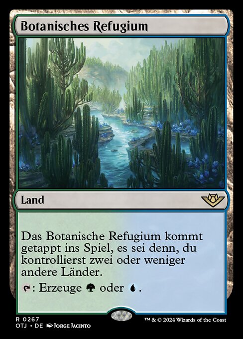 Botanisches Refugium OTJ-267 Rare Near Mint Deutsch