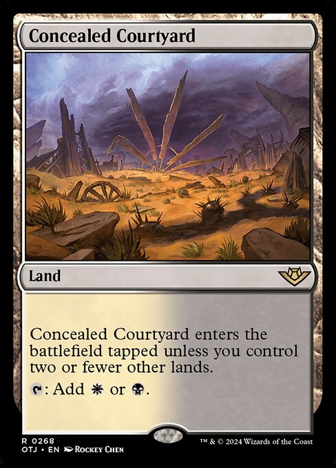 Concealed Courtyard OTJ-268 Rare Excellent Englisch
