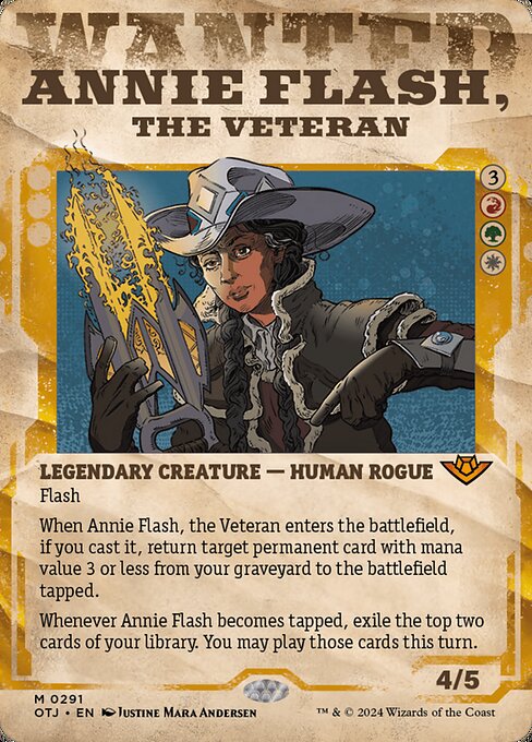 Annie Flash, die Veteranin XOTJ-291 Mythic Near Mint Englisch