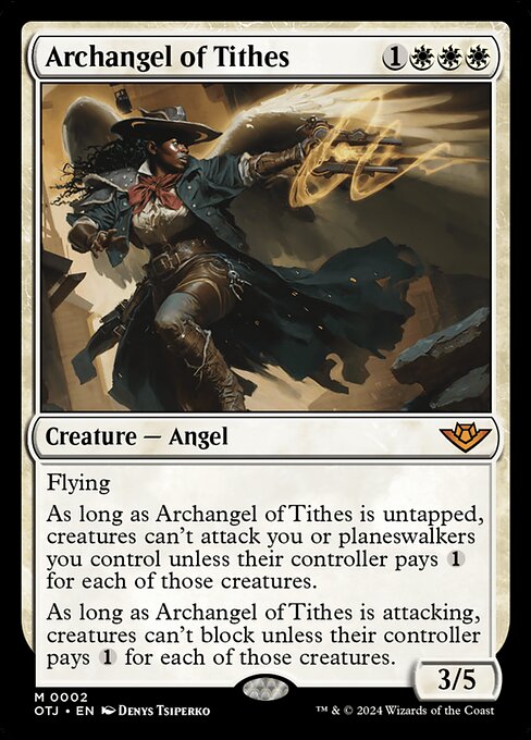 Archangel of Tithes OTJ-2 Mythic Near Mint Englisch