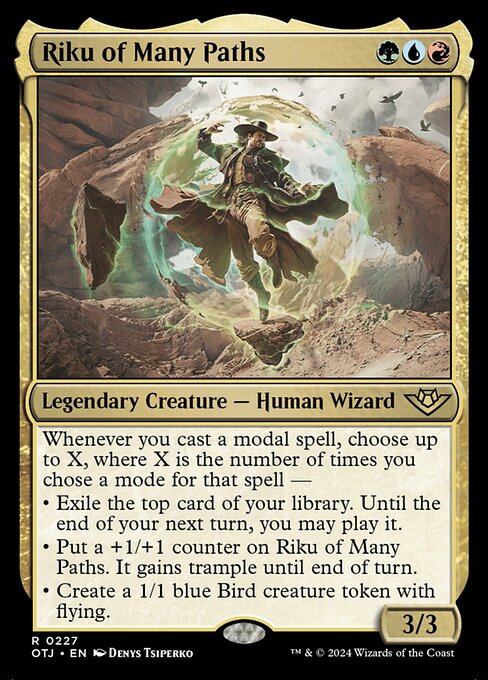 Riku von vielen Pfaden OTJ-227 Rare Excellent Englisch Foil