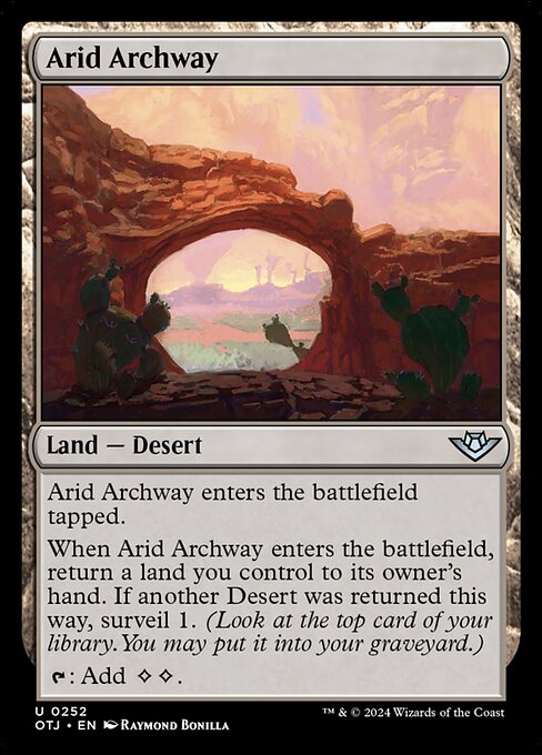 Arid Archway OTJ-252 Uncommon Near Mint Englisch