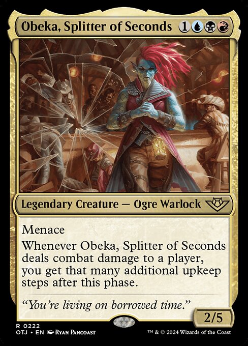 Obeka, Splitter of Seconds OTJ-222 Rare Excellent Englisch