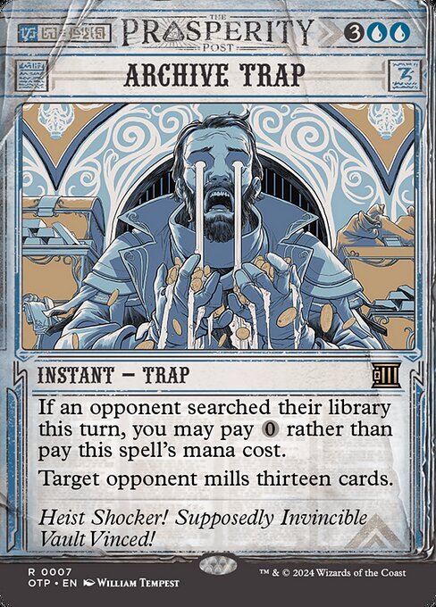 Archive Trap OTP-7 Rare Near Mint Englisch