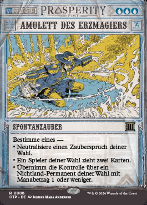 Amulett des Erzmagiers OTP-8 Rare Near Mint Deutsch