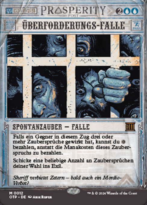 Überforderungs-Falle (V.1) OTP-12 Mythic Near Mint Deutsch