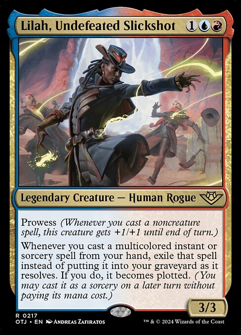 Lilah, Undefeated Slickshot OTJ-217 Rare Excellent Englisch Foil
