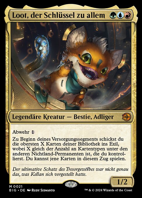 Loot, the Key to Everything (V.1) BIG-21 Mythic Near Mint Deutsch