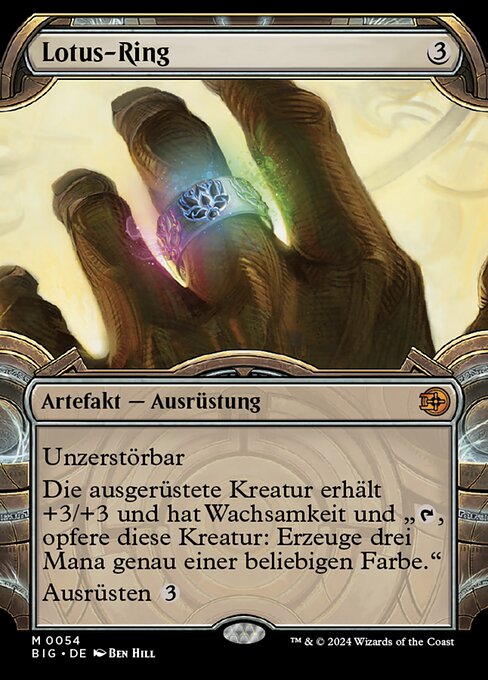 Lotus-Ring (V.2) BIG-54 Mythic Light Played Deutsch