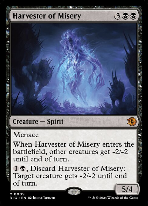 Harvester of Misery (V.1) BIG-9 Mythic Good Englisch