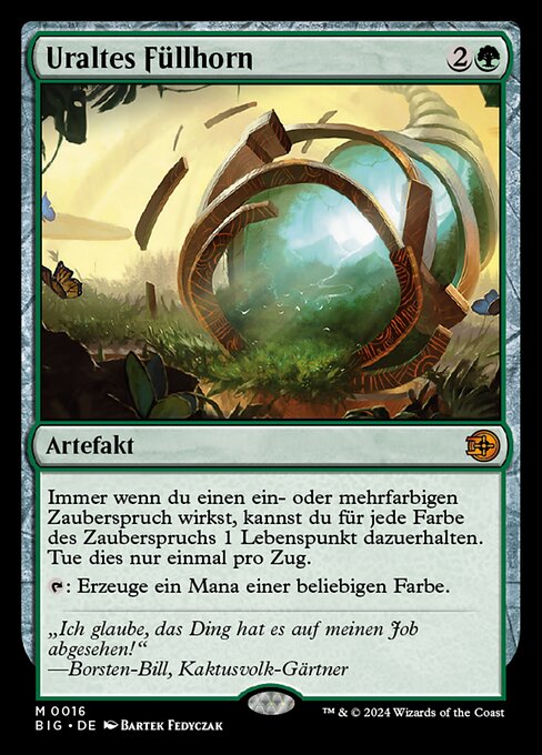 Ancient Cornucopia (V.1) BIG-16 Mythic Near Mint Deutsch