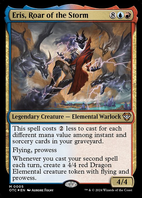 Eris, Roar of the Storm OTC-5 Mythic Near Mint Englisch Foil