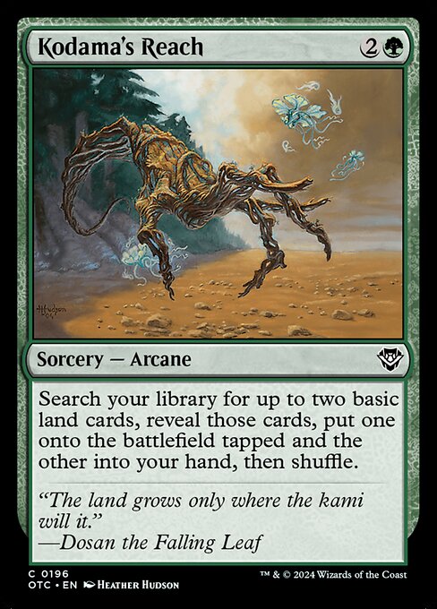 Kodama's Reach OTC-196 Common Near Mint Englisch