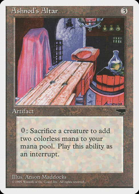 Ashnod's Altar CHR- Common Played Englisch